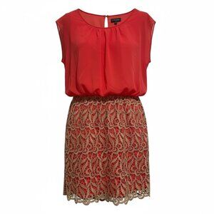 Pink and Gold Luxology One-piece dress